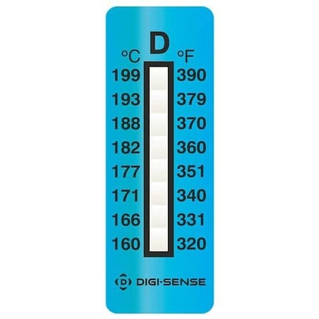 Digi-Sense Irreversible 8-Point Vertical Temp, PK 25 08068-26